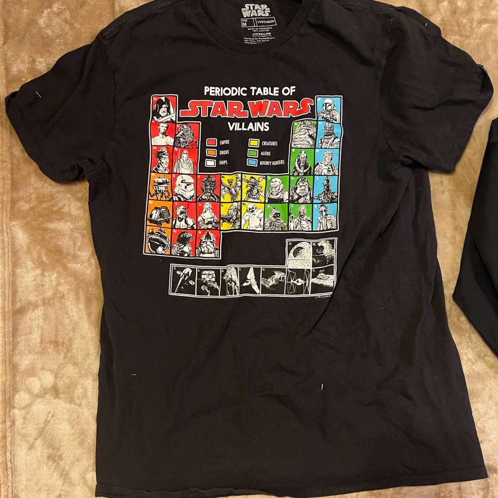Star Wars Black Short Sleeve Tee
